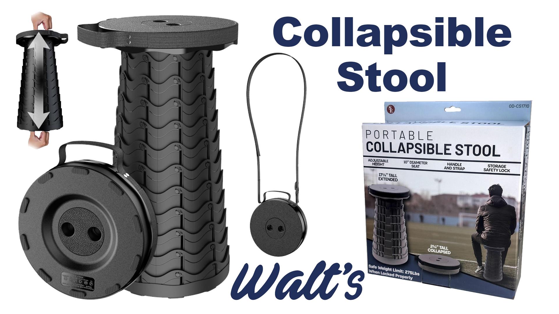 Sona Collapsible Stool - Comfort on the Go! | WaltsGear.com